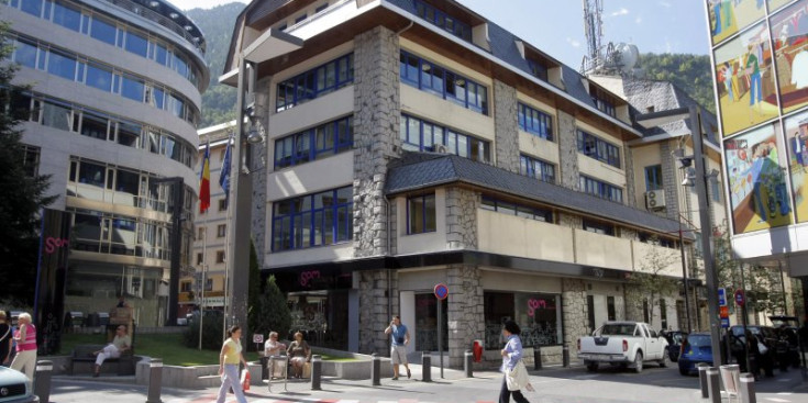 L’edifici d’Andorra Telecom situat a l’avinguda Meritxell d’Andorra la Vella.