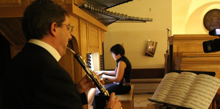 Un moment del concert a l’església parroquial de la Massana.