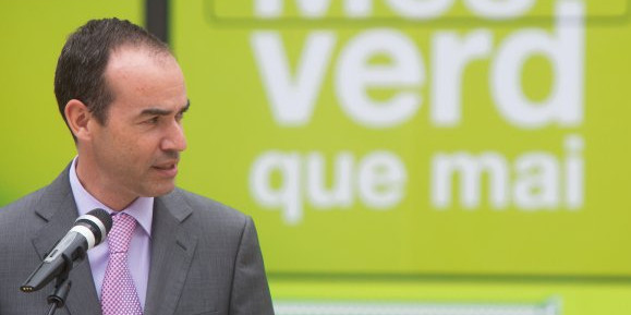 El ministre d’Administració Pública, Transports i Telecomunicacions, Jordi Alcobé.