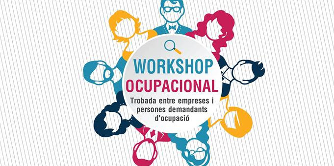 Cartell del 'workshop' ocupacional a la Seu